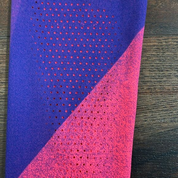 Adidas Alphaskin Graphic Mid Rise Training Tights SignalPink/TeamRoy size small - Picture 9 of 14